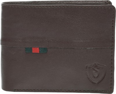 Keviv Men Casual, Formal, Evening/Party Brown Genuine Leather Wallet(5 Card Slots)