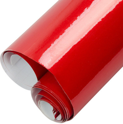 HOME13 Decorative Red Wallpaper(60 cm x 305 cm)
