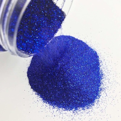 Tiptop Decoration Sparkling Glitter Powder (100 Grams) (Premium Shimmer) (Blue Diamond)