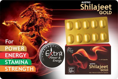 Austro Labs | SHILAJEET GOLD | AYURVEDIC STAMINA ,POWER ,IMMUNITY BOOSTER CAPSULES FOR MEN