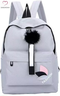 ArohiStore 20 L Backpack Backpack Cute Style Female Student Waterproof Anti Thief Colleg Backpack 20 L Backpack(Grey)