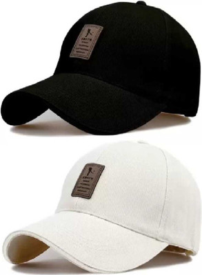 Pramukhraj Enterprise Solid Sports/Regular Cap Cap(Pack of 2)