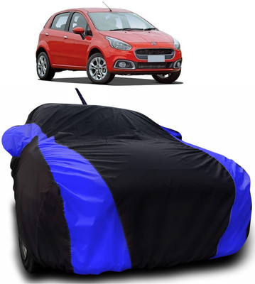 Autoprime Car Cover For Fiat Punto Evo (With Mirror Pockets)(Multicolor)