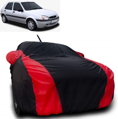 AutoKick Car Cover For Ford Fiesta Old (With Mirror Pockets)(Multicolor)