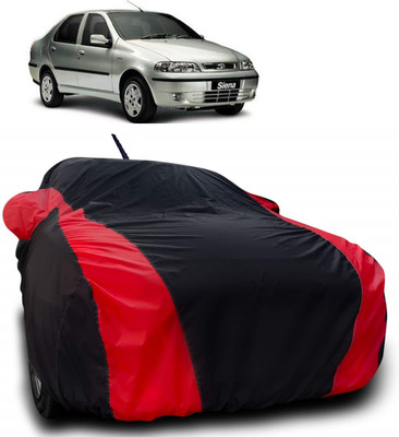 Autoprime Car Cover For Fiat Siena (With Mirror Pockets)(Multicolor)