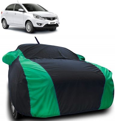 Autoprime Car Cover For Tata Zest (With Mirror Pockets)(Multicolor)
