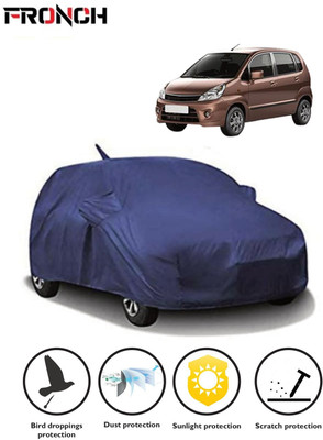 FRONCH Car Cover For Maruti Suzuki Zen Estilo (With Mirror Pockets)(Blue)