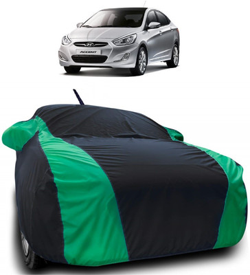 Autoprime Car Cover For Hyundai Accent (With Mirror Pockets)(Multicolor)