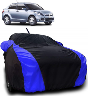 Autoprime Car Cover For Maruti Suzuki Swift Dzire (With Mirror Pockets)(Black, Blue)