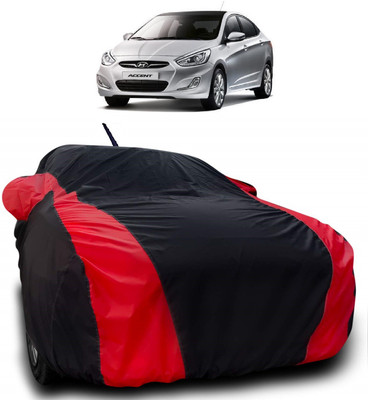 Autoprime Car Cover For Hyundai Accent (With Mirror Pockets)(Multicolor)