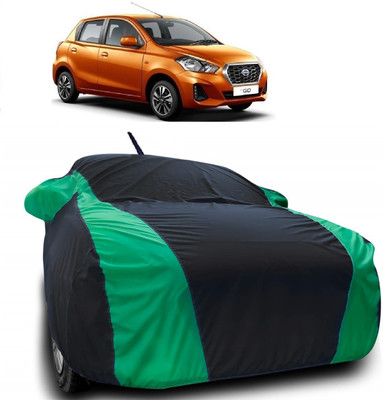 Autoprime Car Cover For Nissan Go (With Mirror Pockets)(Multicolor)