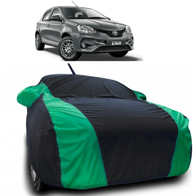 Autoprime Car Cover For Toyota Etios Liva (With Mirror Pockets)(Multicolor)