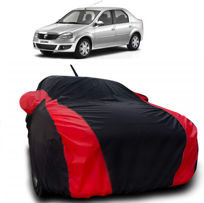 Autoprime Car Cover For Renault Logan (With Mirror Pockets)(Multicolor)