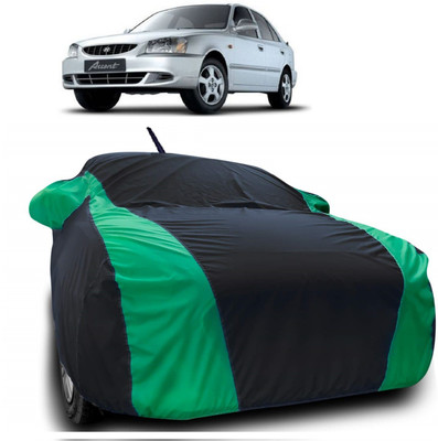 Autoprime Car Cover For Hyundai Accent Viva (With Mirror Pockets)(Multicolor)