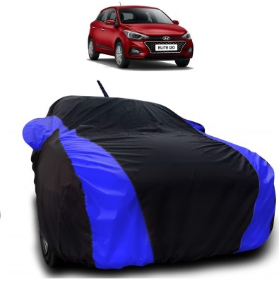 AutoKick Car Cover For Hyundai Elite i20 (With Mirror Pockets)(Multicolor)