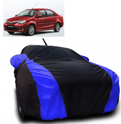 Autoprime Car Cover For Toyota Etios (With Mirror Pockets)(Multicolor)