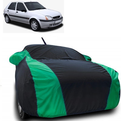 Autoprime Car Cover For Ford Fiesta Old (With Mirror Pockets)(Multicolor)