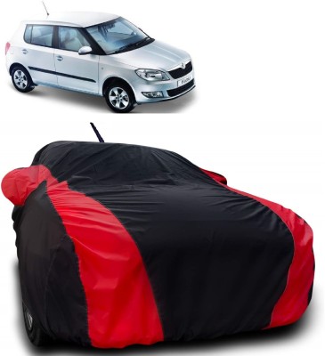 AutoKick Car Cover For Skoda Fabia Scout (With Mirror Pockets)(Multicolor)