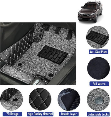 RAUMYA Vinyl 7D Mat For  Mahindra Altroz(Black)
