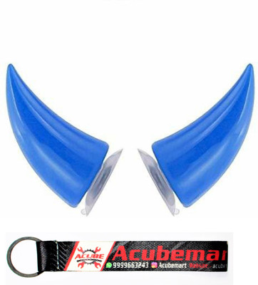 acube mart Helmet Mohawk for Bike(Blue)