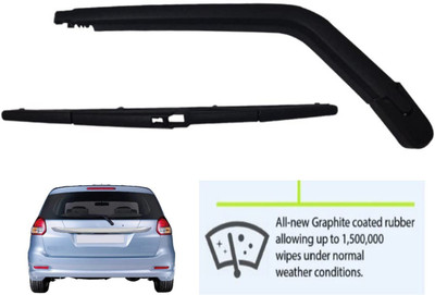 HK Kally Rubber Rear Window Wiper(40 cm, Passenger And Driver Side Wipers, Pack of: 2)