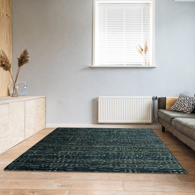 Village Weavers Multicolor Wool Carpet(5 ft,  X 8 ft, Rectangle)