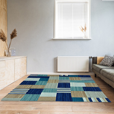 Village Weavers Multicolor Wool Carpet(5 ft,  X 8 ft, Rectangle)