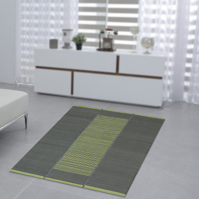 Village Weavers Grey Wool Carpet(5 ft,  X 8 ft, Rectangle)