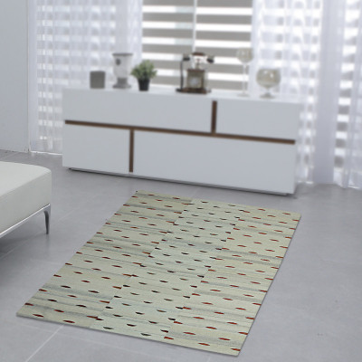 Village Weavers Multicolor Wool Carpet(5 ft,  X 8 ft, Rectangle)