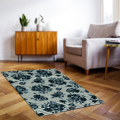 Village Weavers Multicolor Wool Carpet(5 ft,  X 7 ft, Rectangle)