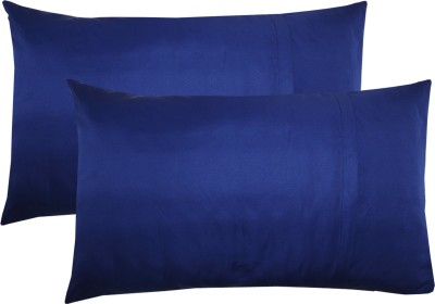 PINDIA Polyester Pillows Cover(Pack of 2, 43.18 cm*68.58 cm, Blue)