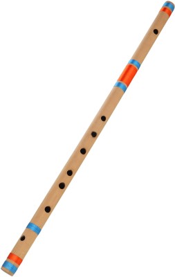 NEXTOMART Musical Flutes F Sharp Base 7 Hole Flute Bamboo Bansuri Size 27 Inch With Free Carry Bag Bamboo Flute(69 cm)