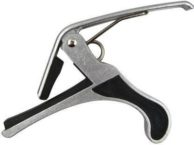 Music Mantra Clutch Guitar Capo(Silver)