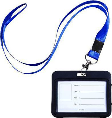 Dey 's stationery store Plastic ID Badge Holder, Lanyard(Pack of 1)
