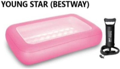 YOUNG STAR PREMIUM COMBO(NASA-16) BIG 5.5 FEET SIZE RECTANGULAR WATER BATH SWIMMING POOL FOR KIDS AND ADULTS . BEST SELLER ,PEOPLE CHOICE 5.5 FEET WATER SWIMMING POOL FOR ALL AGE GROUP. 5.5ft Rectangular Shape Inflatable Swimming Pool with Double Quick Hand Air Pump with 3 Nozzles for Beds Inflatabl