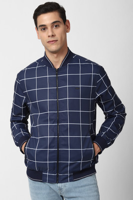 PETER ENGLAND Full Sleeve Checkered Men Jacket