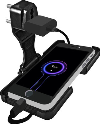 shockley Mobile Charging foldable Stand Holder Wall mount 3 Pin Universal Plug (1 Pc) Mobile Holder