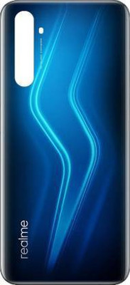 Purplesavvy Realme 6 Pro (Glass) Back Panel(Lightning Blue)