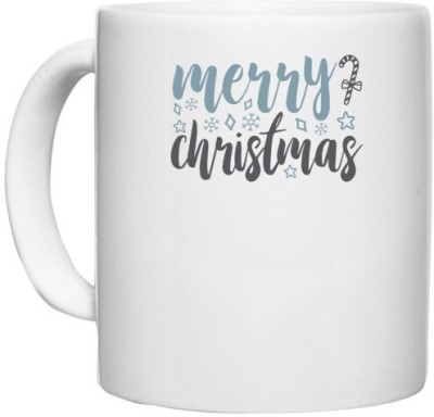 UDNAG White Ceramic Coffee / Tea 'Christmas | merry christmasss2' Perfect for Gifting [330ml] Ceramic Coffee Mug(330 ml)