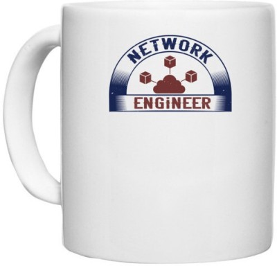 UDNAG White Ceramic Coffee / Tea 'Engineer | network engineer' Perfect for Gifting [330ml] Ceramic Coffee Mug(330 ml)