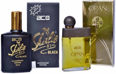 aco Shirlie Black and Opan fabric Perfume Combo set For ( men & Women ) . Perfume  -  200 ml(For Men & Women)