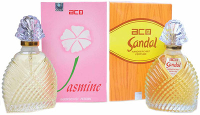 aco Jasmine and Sandal fabric Perfume Combo set For ( men & Women ) . Perfume  -  200 ml(For Men & Women)