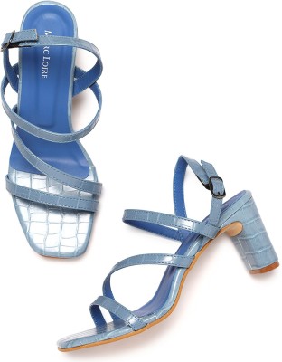 Marc Loire Women Blue Heels