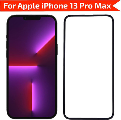 RUNICHA Edge To Edge Tempered Glass for Apple iPhone 13 Pro Max, iPhone 13 Pro Max, Apple iPhone 12 Pro Max, iPhone 12 Pro Max(Pack of 1)