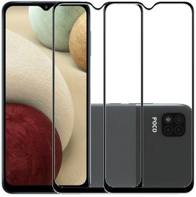 MaxR Edge To Edge Tempered Glass for Poco C31(Pack of 2)