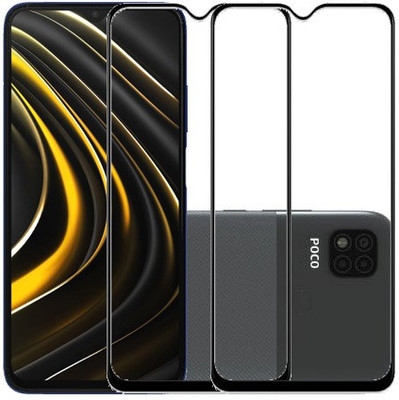 MaxR Edge To Edge Tempered Glass for Poco C31(Pack of 2)