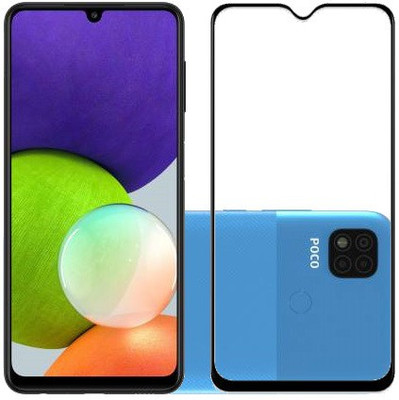 ECMERED Edge To Edge Tempered Glass for Poco C31(Pack of 1)