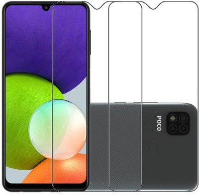 ECMERED Tempered Glass Guard for Poco C31(Pack of 2)