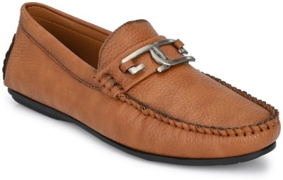 GUAVA GV15JA766 Loafers For Men(Tan , 8)