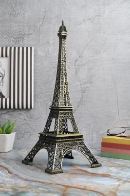 Exim Decor Metallic Eiffel Tower Miniature Showpiece 19 inches Decorative Showpiece  -  48 cm(Metal, Beige)